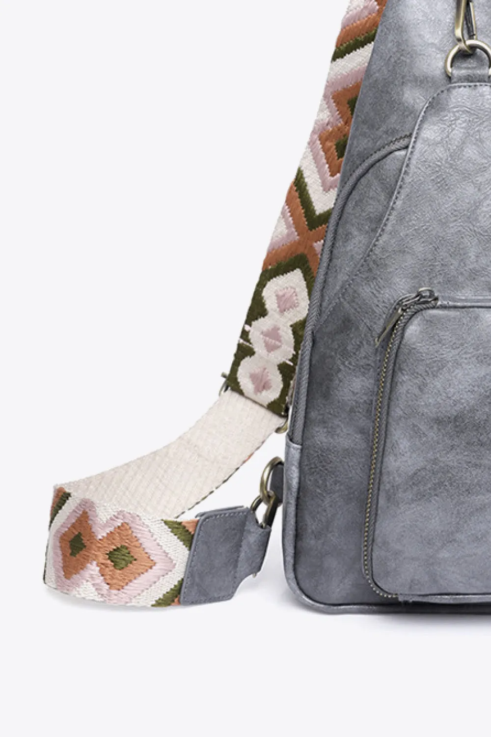 Take A Trip Leather Sling Bag | Multiple Color Options | Rubies   Lace